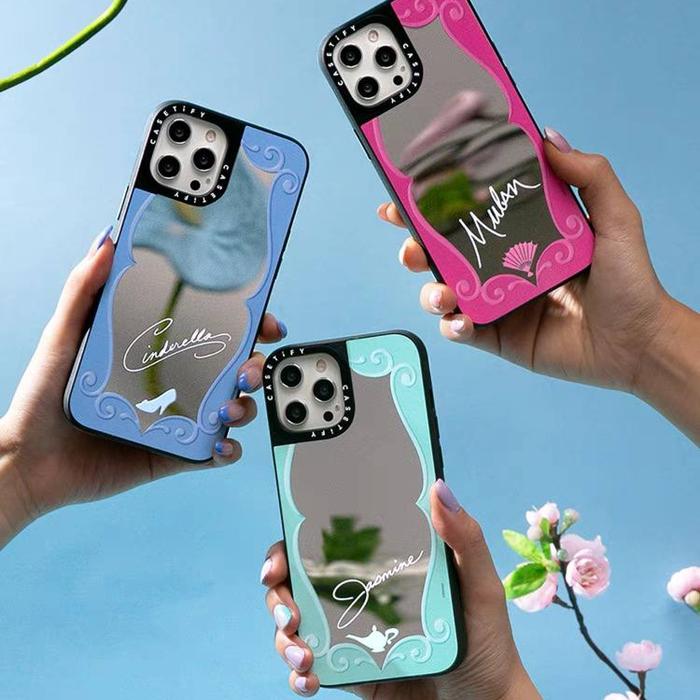Gambar Disney x CASETiFY Mirror iPhone15/14/13/12/Pro/Max mirror phone case - iPhone13 Pink dari Jatamoe undefined Tokopedia