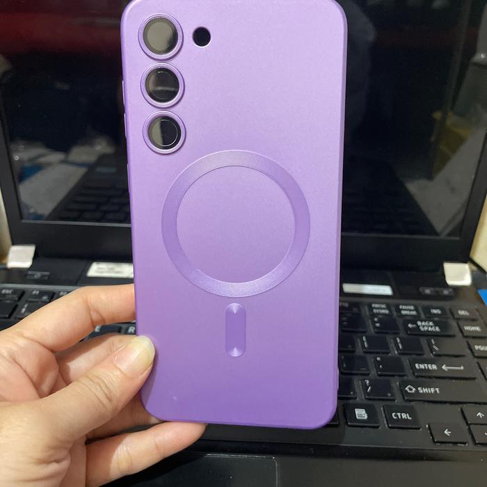 Gambar case samsung galaxy s23 plus casing magsafe lens protector - Ungu, S23 dari GREAT AKSESORIES undefined Tokopedia