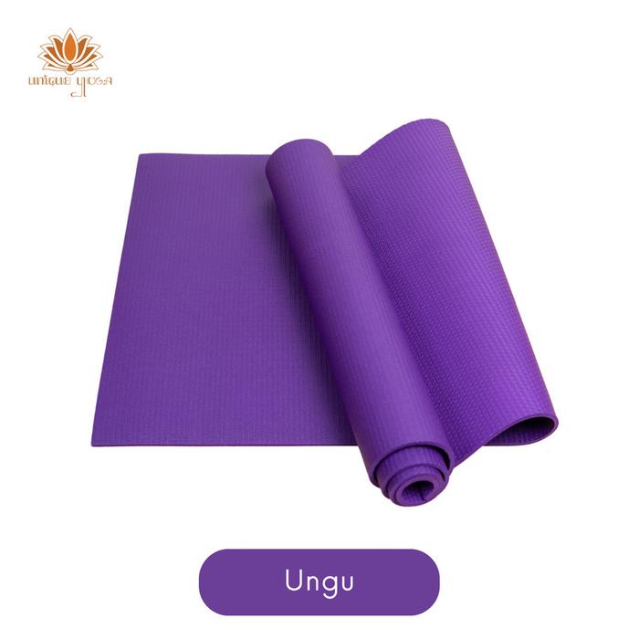 Gambar MATRAS YOGA HD PVC UNIQUE YOGA BALI / MATRAS YOGA HD PVC / KARDIO MAT - Ungu, Matras Saja dari Unique Yoga Bali undefined Tokopedia