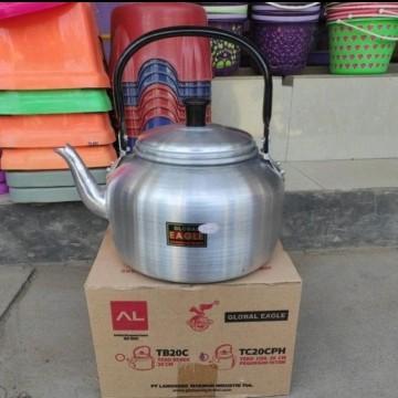Gambar Teko Cor Alumunium/Ketel/Teko Air Global Eagle 16 18 20 22 24 26 28 - 20 CM dari Floeshop undefined Tokopedia