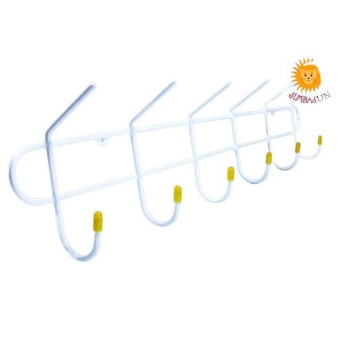 Gambar Aneka Rak Gantung Rak Sudut Rak Dapur Rak Piring Promo - Kapstok 6 Kail dari WIJAYA REZEKI SHOP undefined Tokopedia