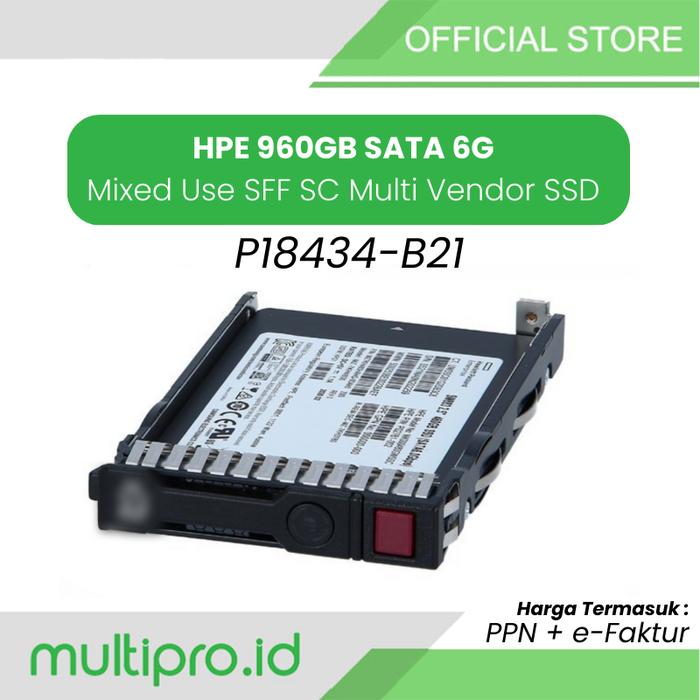 HPE/SSD960GB】2.5インチSATA-6個セット （Promo SSD HPE 960GB