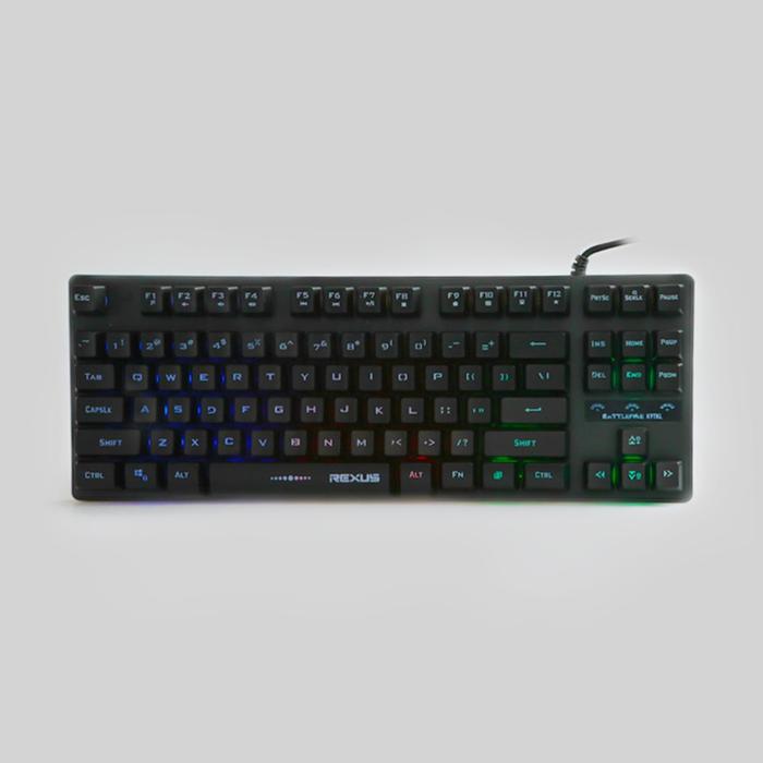 Gambar Rexus Keyboard Gaming RX-K9TKL K9TKL LED RGB Fortress Semi Mechanical - Black dari EXODIA STORE undefined Tokopedia