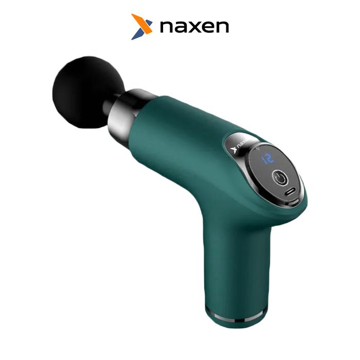 Gambar Massage Gun Naxen PS818 Alat Pijat Elektrik Rechargeable 4in1 - Hijau dari Naxen Official Store undefined Tokopedia