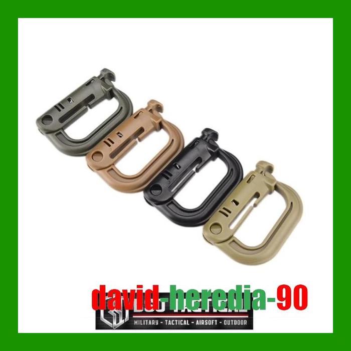 Gambar Carabiner fiber outdoor gear airsofter acc - Black dari davidstore90 undefined Tokopedia
