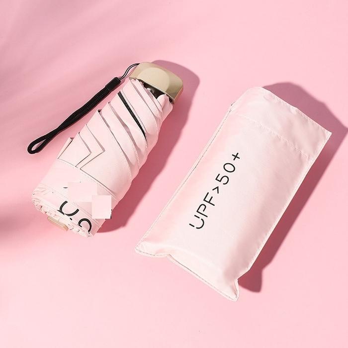 Gambar Payung Lipat Otomatis Anti UV Sinar Matahari 50+ Motif Polos Folding - PAYUNG PINK dari PAYDAY STORE_NEW undefined Tokopedia