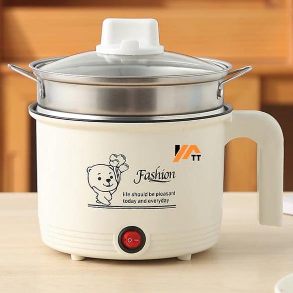 Gambar Panci Listrik Panci Portable FREE KUKUSAN + TUTUP KACA - Putih dari Pinggiran Jaya undefined Tokopedia