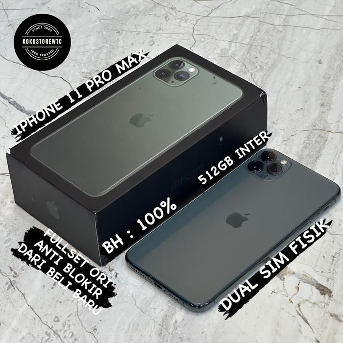 Gambar IPHONE 11 PRO MAX 512GB DUAL SIM SECOND dari kokostore1412 undefined Tokopedia