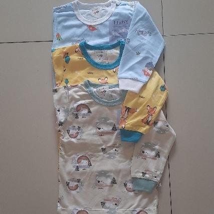 Gambar Libby Stelan Baju Panjang OBLONG Dan Celana Panjang size SML (9M-18M) - Size L dari Aurel Babyshop undefined Tokopedia