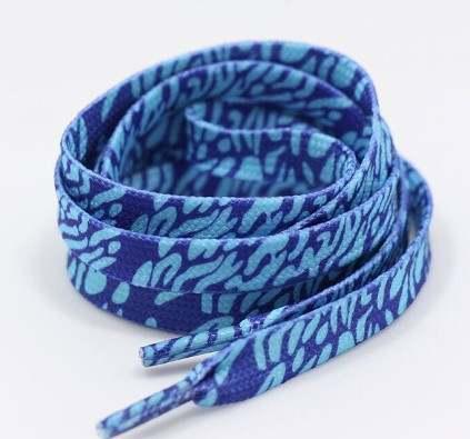 Gambar Tali Sepatu Polyester Loreng - Biru dari Hooop undefined Tokopedia