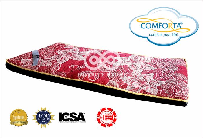 Gambar Travel Mattress Kasur Lipat 90x180 Portable Brand Comforta Denpasar - Merah Red, 90x180 dari Bali.InfinityStore undefined Tokopedia