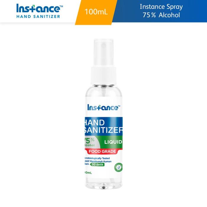 Gambar INSTANCE HAND SANITIZER FOOD GRADE SPRAY 100ML dari Mursalim E-mart undefined Tokopedia