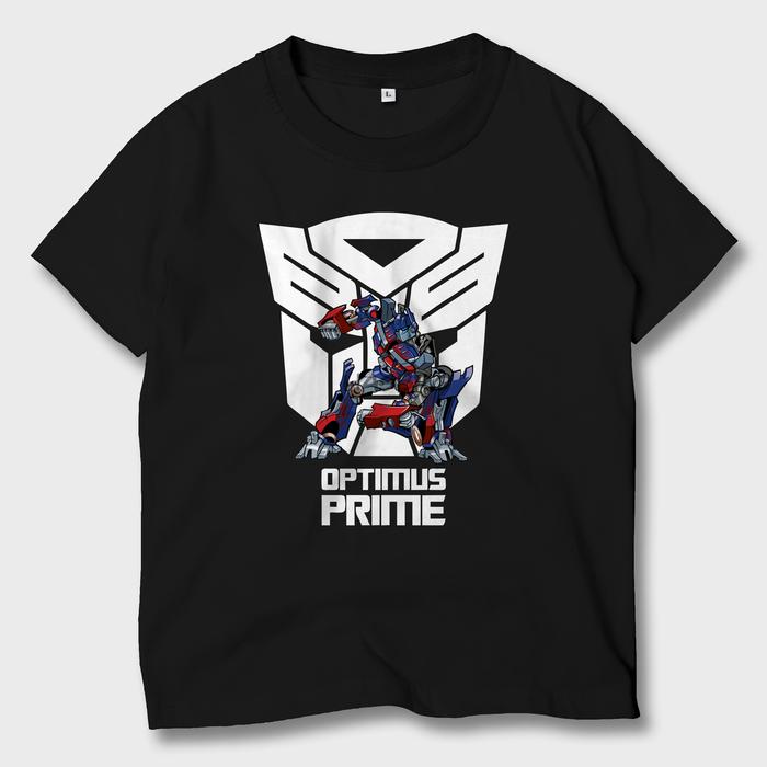 Gambar Baju Kaos Anak Transformers Optimus Prime Autobot Robot Anak TFR-01 A - Hitam, XS dari Yanura Official undefined Tokopedia