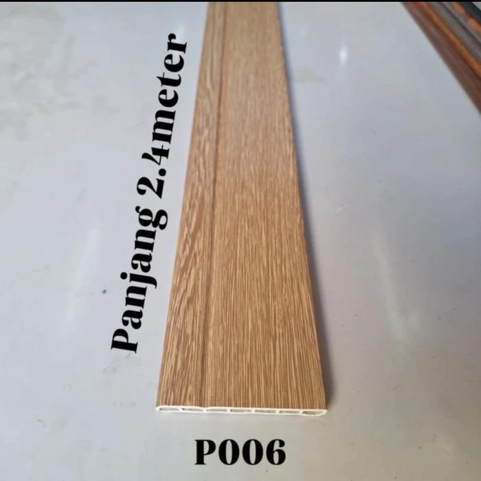Gambar Plint Lantai Lebar 8cm x Panjang 2,4meter Bahan PVC - P006 dari Sukses Jaya Interior 2 undefined Tokopedia
