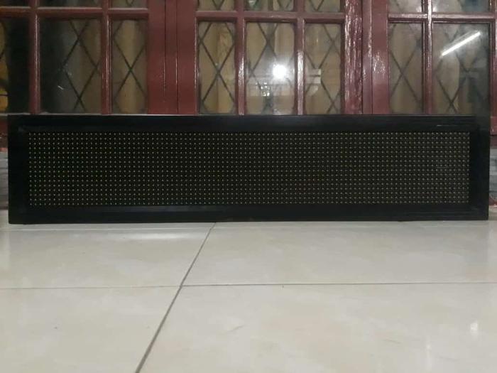 Gambar Running Text modul LED model p10 yellow kuning dip outdoor - 3panel p10 dari Ariansyah Center undefined Tokopedia