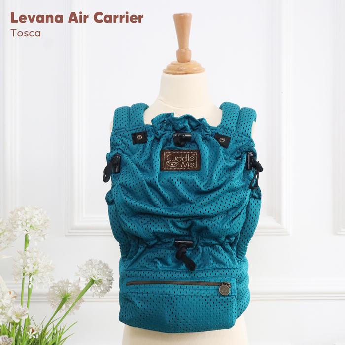 Gambar Cuddleme Levana Air Carrier | Gendongan Bayi Stylish Breathable SSC - Solid Tosca, 0 - 24 bulan dari Cuddleme Jakarta undefined Tokopedia