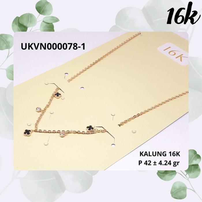 Gambar kalung van cleef emas asli kadar 700 dari NELIZA PUTRI undefined Tokopedia