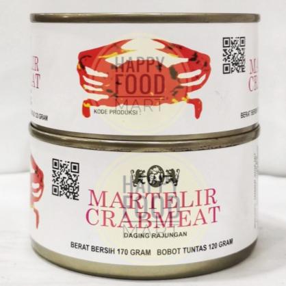 Gambar MARTELIR CRAB MEAT 170G/DAGING KEPITING RAJUNGAN KALENG/SEAFOOD KUPAS dari happy food mart undefined Tokopedia