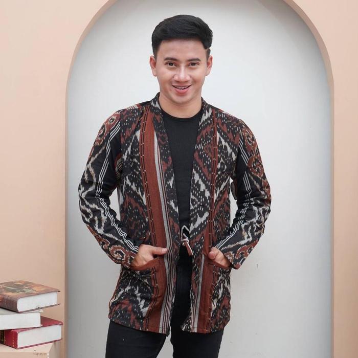 Gambar Outer Jejaka Tenun Pria Debby Store Pekalongan Terlaris - CARAMEL, M dari BATIK TRENDI_NEW undefined Tokopedia