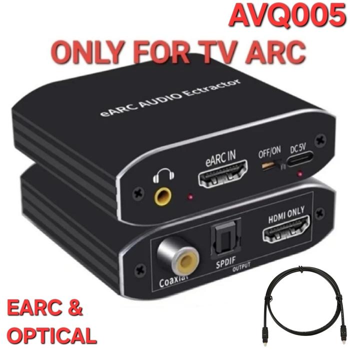 Jual AVPRO AVQ005 HDMI eARC Audio Extractor to SPDIF HDMI Dolby