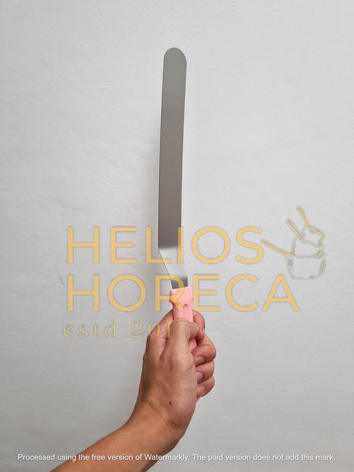 Gambar Cypruz Jeju Spatula Lekukan Spatula Bengkok Pisau Hias Kue Pisau Dekor - 10 inch dari Helios Horeca undefined Tokopedia