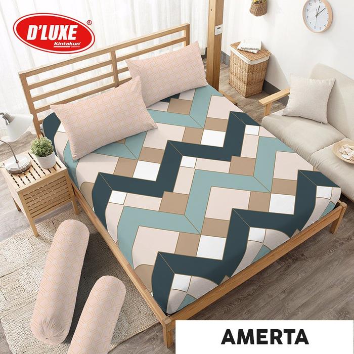 Gambar Kintakun Sprei D'Luxe King Size Nirmana II Edition Uk. 180x200 B4 - Amerta dari Homeklik Living undefined Tokopedia