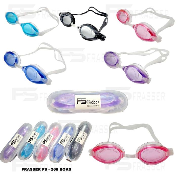 Gambar Frasser Kacamata Renang Anak Murah Kaca Mata Renang Swimming Goggles Original KMR FS 10 -  268 boxs dari Frasser Kota Surabaya Tokopedia