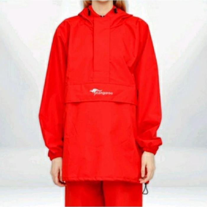 Gambar Baru KANGAROO RAINCOAT Jas Hujan Kangguru Anti Tembus mantel Jas Hujan - Kangaroo MERAH dari UNBADA undefined Tokopedia