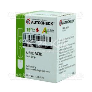 Gambar Autocheck Strip Asam Urat (per Botol Isi 25 Strip) (per Pcs) dari K24Klik undefined Tokopedia