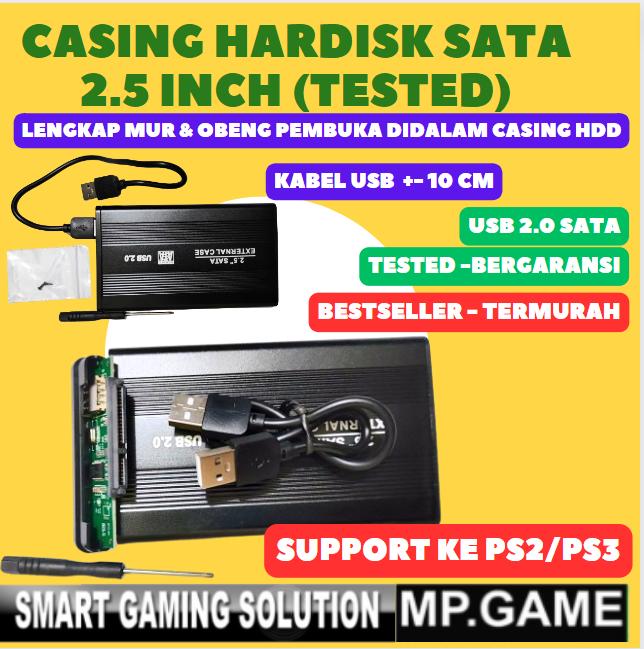 Gambar Casing HDD Hardisk 2.5 Inch Sata External Case USB 2.0. Hardisk Laptop - Hitam dari Mpgame88 undefined Tokopedia
