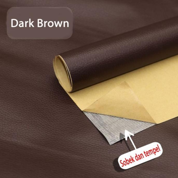 Gambar 50x137cm Sticker Kulit Sofa Stiker Furniture Sticker Leather Repair - Cokelat dari PerjawanCELL undefined Tokopedia