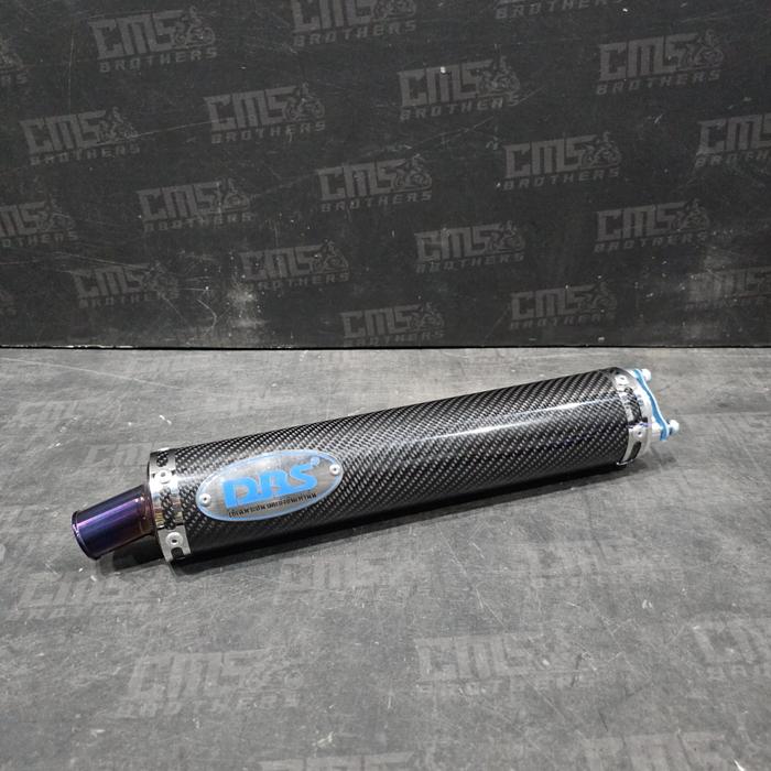Gambar Silencer DBS Titanium End Cup Rainbow Universal 2 Tak Ninja Nsr 300mm - carbon biru dari Cemerlang6Brothers undefined Tokopedia
