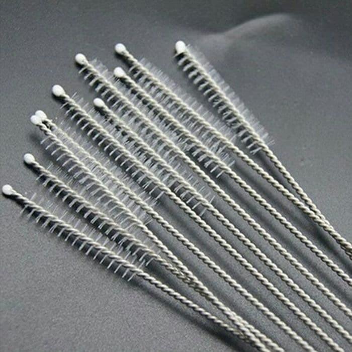 Gambar SEDOTAN STAINLESS LURUS STRAW SEDOTAN BESI STAINLESS ANTI KARAT SILVER - Sikat dari Miczson undefined Tokopedia