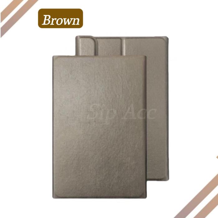Gambar Flip Cover Samsung Tab A8 2022 10.5 Inch X205 Case Folio Cover Book - Brown dari Sip Acc undefined Tokopedia