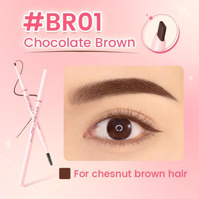 Gambar PINKFLASH Eyebrow Pencil Thin Micro Size Smooth Waterproof PFE25 - BR01 dari JS Shop Indonesia undefined Tokopedia