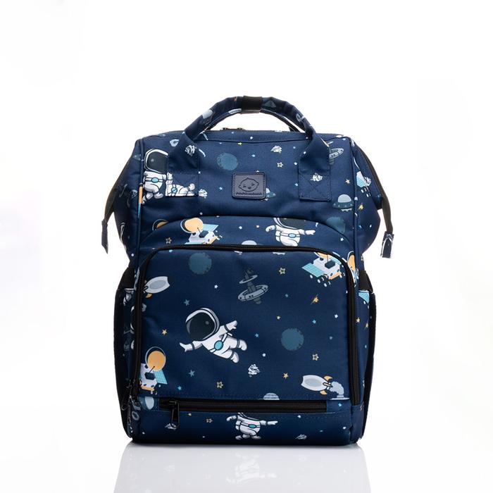 Gambar MOS - Papamama Diaper Bag Pattern - Water Repellent- Astronout-1031 - navy dari PAPAMAMA.CO.ID undefined Tokopedia