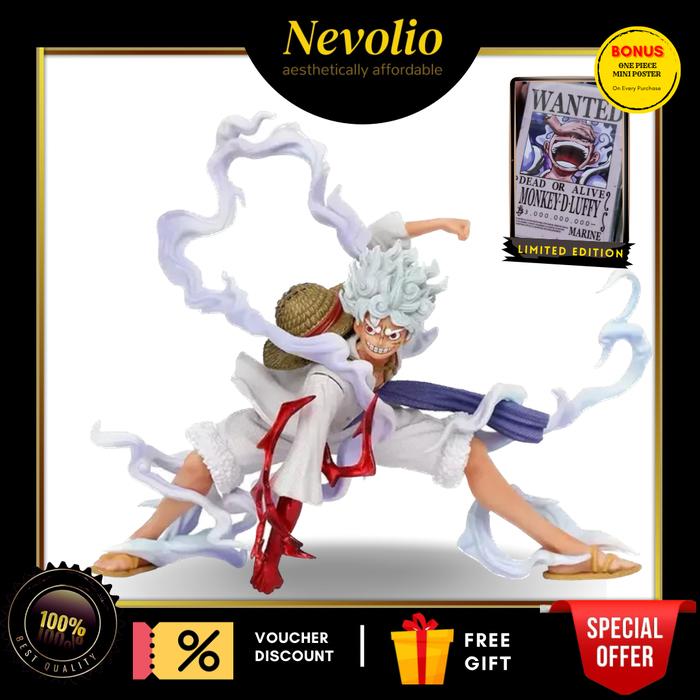 Gambar One Piece Luffy Nika Gear 5 Anime Action Figure - FREE BUBBLEWRAP dari Nevolio undefined Tokopedia