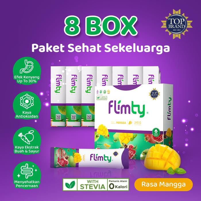 Gambar Flimty Fiber Obat Pelangsing Original Diet Detox 8 Box Halal BPOM - Mango dari Live to Fit Indonesia undefined Tokopedia