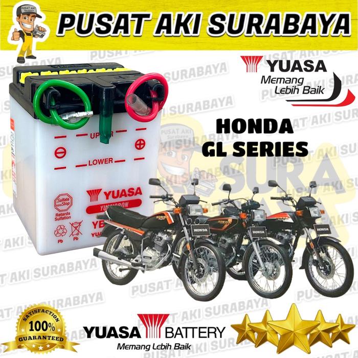 Gambar AKI MOTOR GL SERIES YUASA YB2.5L-C 2.5 H HONDA GL PRO GL MAX AKI BASAH dari official pusat aki undefined Tokopedia