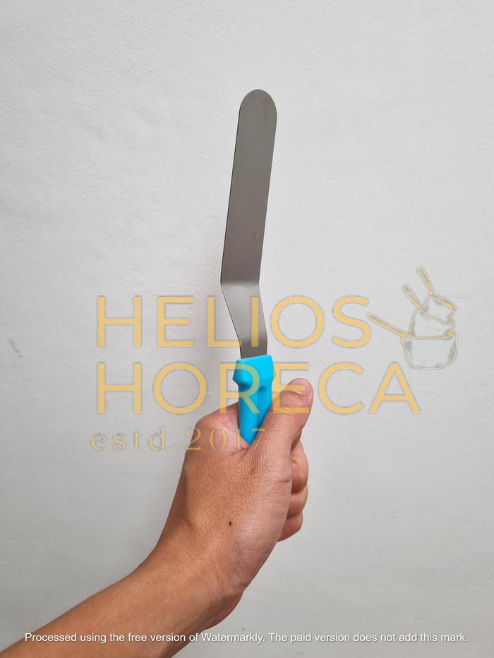 Gambar Cypruz Jeju Spatula Lekukan Spatula Bengkok Pisau Hias Kue Pisau Dekor - 10 inch dari Helios Horeca undefined 4 Tokopedia