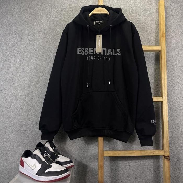 Gambar Paling Dicari Jaket Hoodie Fear Of God Essentials Bordir + Sablon - Hitam, M dari zurtinih undefined Tokopedia