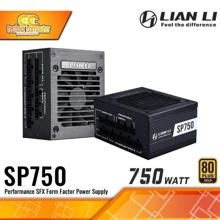 Gambar POWER SUPPLY LIAN LI SP750 SFX - 750Watt 80+ Gold Full Modular - Hitam dari Techno Computer Bali undefined Tokopedia