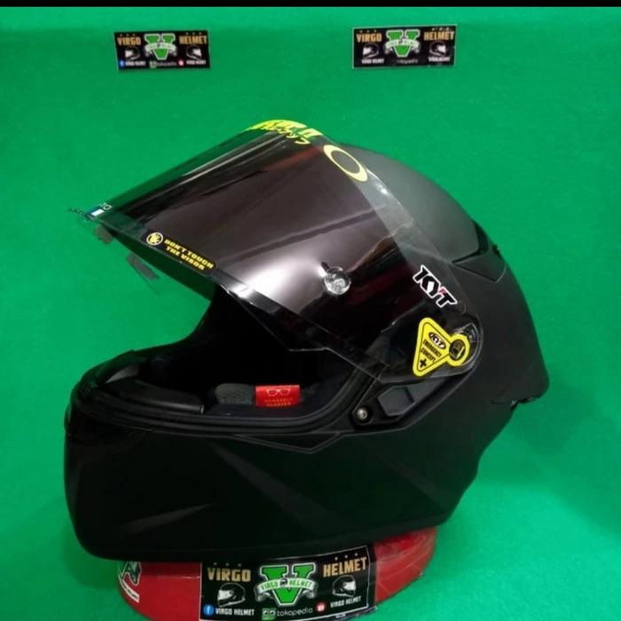 Gambar Kyt helm tt course black doff paket ganteng .original kyt tt - PAKET BLACK, M dari bosshelm01 undefined Tokopedia