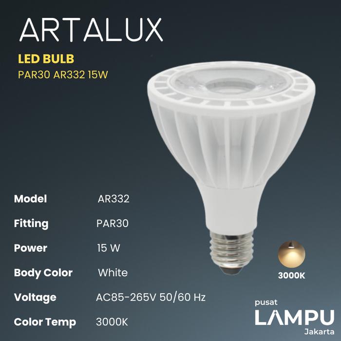 Gambar ARTALUX Par30 COB Led 15watt LED 220Volt - 3000k dari Pusat Lampu Jakarta undefined Tokopedia