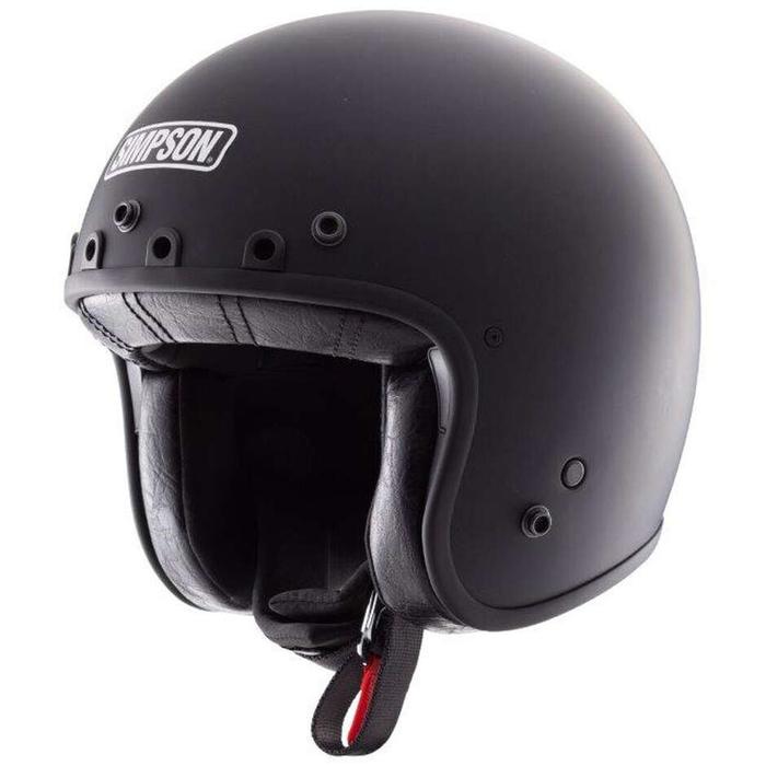 Gambar Simpson Chopper Half Face Helmet - Matte Black, XXL dari REGS ID undefined Tokopedia