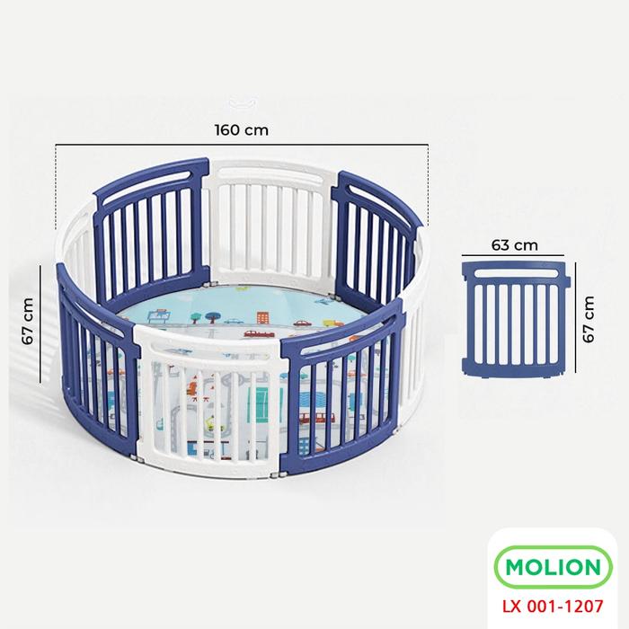 Gambar SPEEDS Pagar Anak Pagar Bayi Playpen Bayi Pagar Mainan Anak 001-1201 - BIRU dari Speedshome undefined Tokopedia