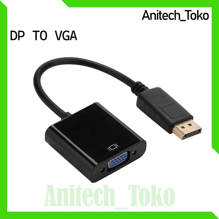 DisplayPort To VGA Adapter, DP DisplayPort To VGA 6 Feet Cable