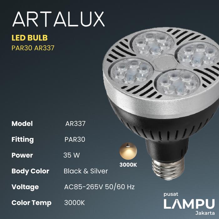 Gambar ARTALUX Par30 SMD Led 35watt LED 220Volt - 3000K dari Pusat Lampu Jakarta Kota Administrasi Jakarta Pusat Tokopedia
