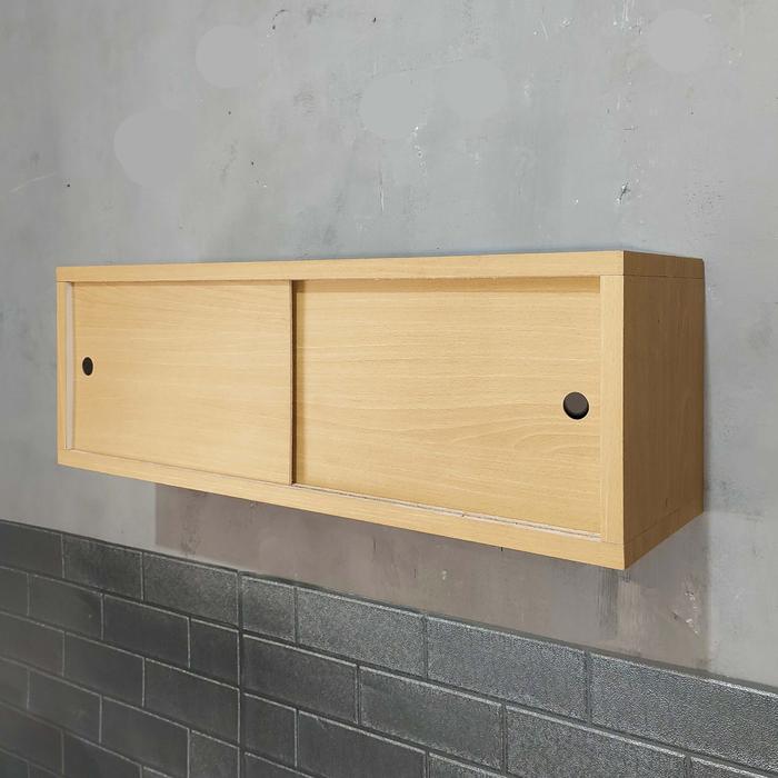 Gambar Kabinet Dinding Minimalis Panjang 70cm - full cream  dari ALVwoodART undefined 5 Tokopedia