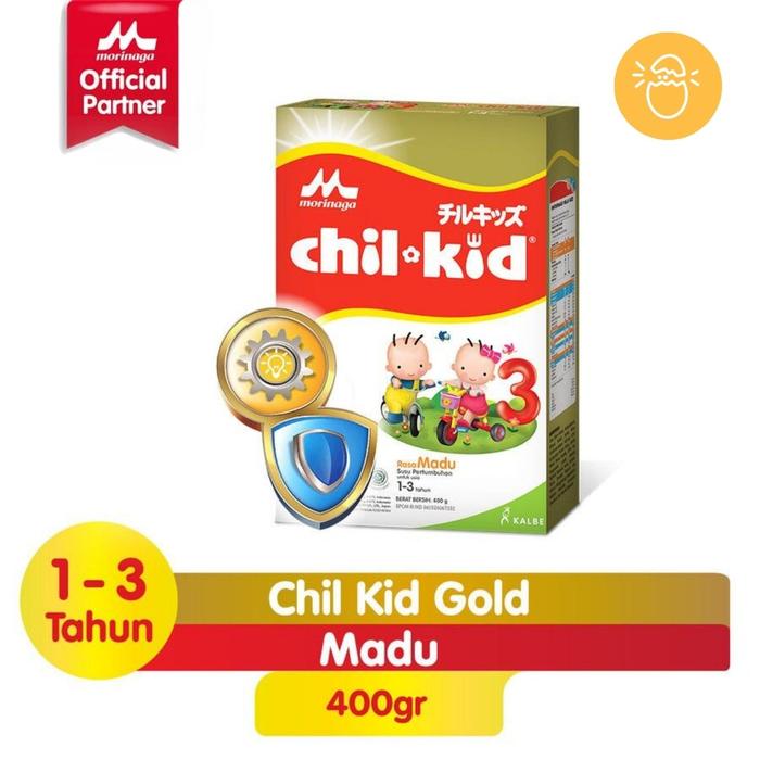 Gambar MORINAGA Chil Kid Gold Madu/Vanilla 400g Susu Formula Pertumbuhan Anak - Madu 400Gr dari Kids Needs Indonesia undefined Tokopedia